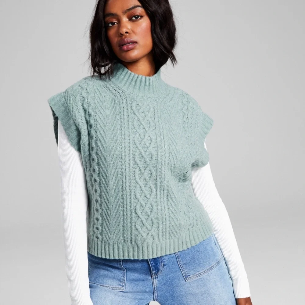 Knit Sweater Vest - Picture 1 of 3
